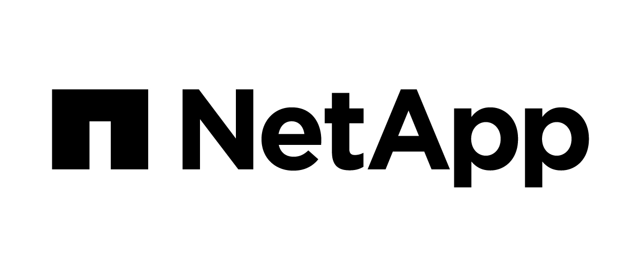 NetApp logo, black